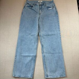 Abercrombie & Fitch | Light Wash '90s Relaxed Jean | Women's 32/14R Curve Love